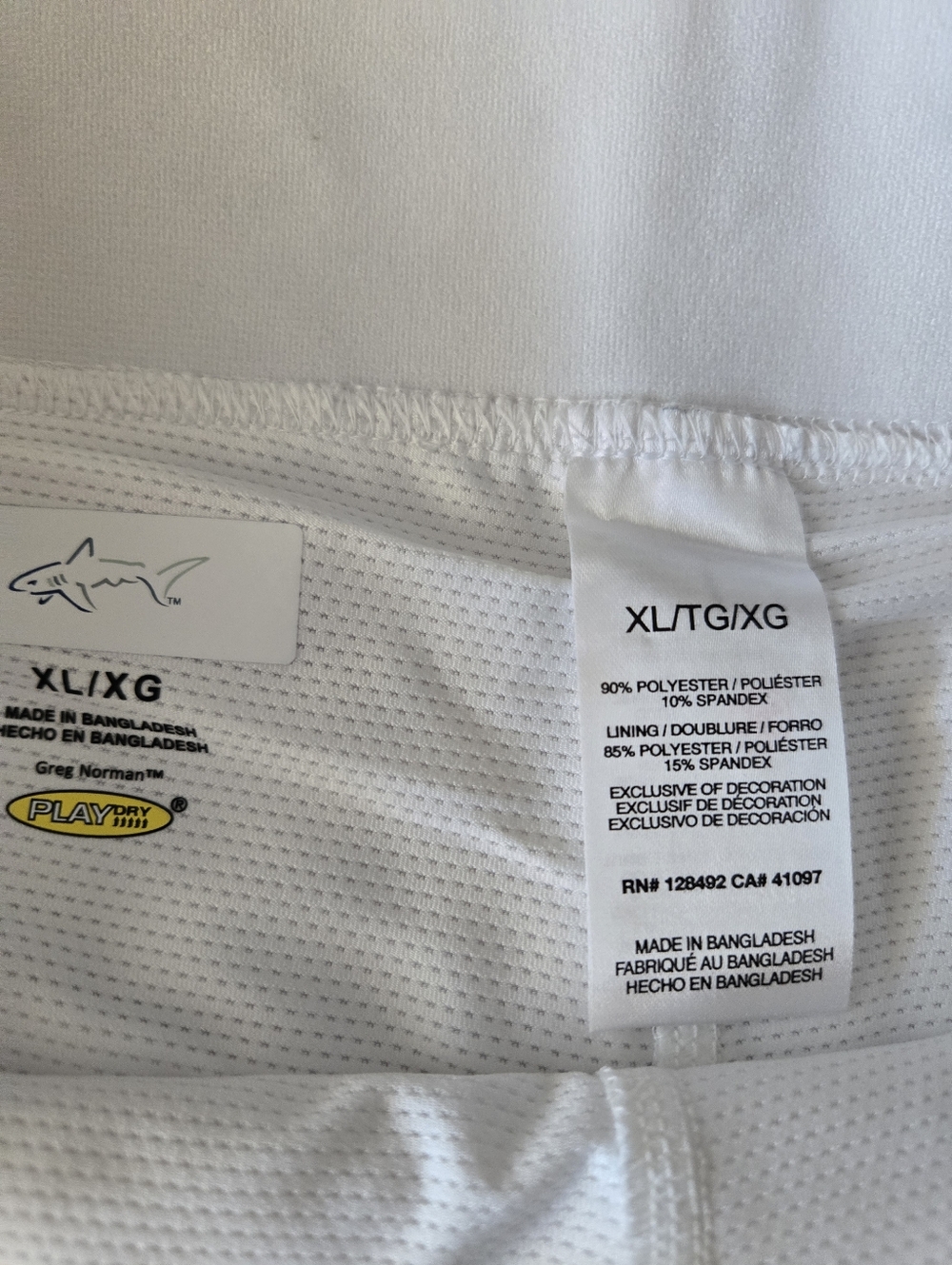 Greg Norman White Golf Skort XL NWT Stretch Athletic Tennis Skirt - Picture 8 of 10
